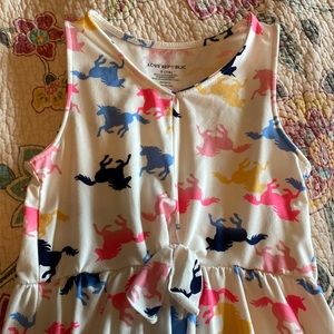 Girls unicorn dress